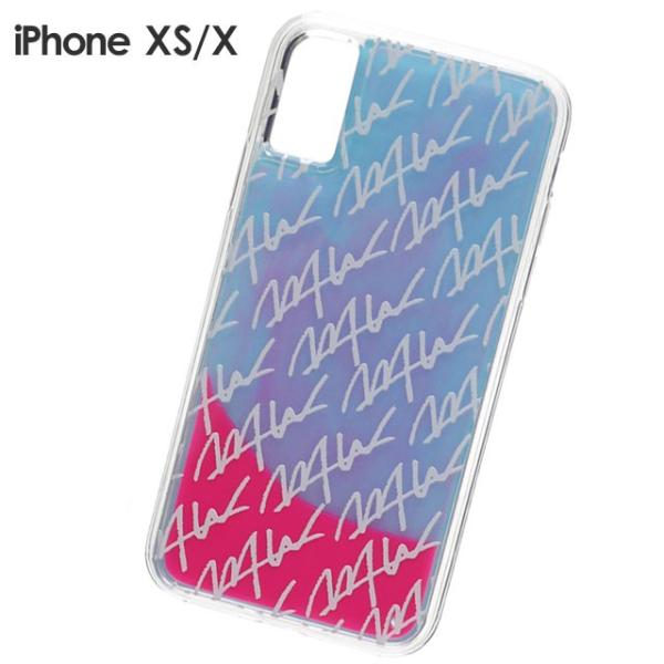 iPhoneケース WTW - wtw iPhone x.xs WTW ダブルティー IPHONE XS/X CASE アイフォンケース PINKxBLUE
