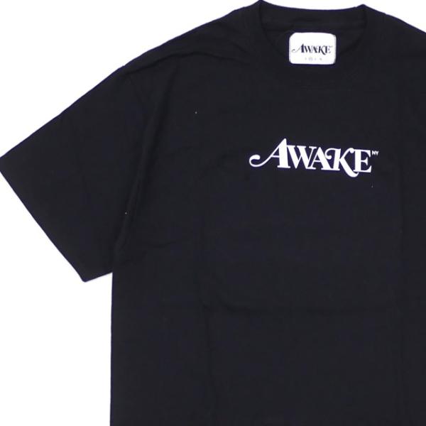 AWAKE NY ロゴ入りTシャツ ホワイト ブラック クリーム 綿 STOMPER TEE｜AWAKE NY｜TOPS（トップス）｜【公式通販 UNION