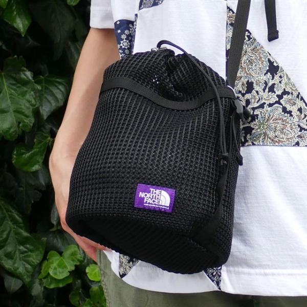 THE NORTH FACE パープルレーベル　ブラック ショルダーバッグ THE NORTH FACE PURPLE LABEL 「THE LABEL」 ショルダーバッグ