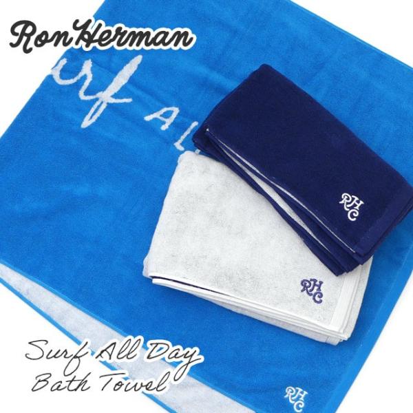 Ron Herman ロンハーマン フェイスタオル ベージュタオル ロゴ 日用品