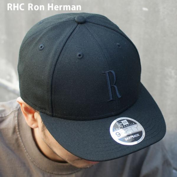Ron Herman RHC ロンハーマンNEW ERA キャップ ブラック Ron Herman 【数量限定特別価格】 新品 ロンハーマン RHC x