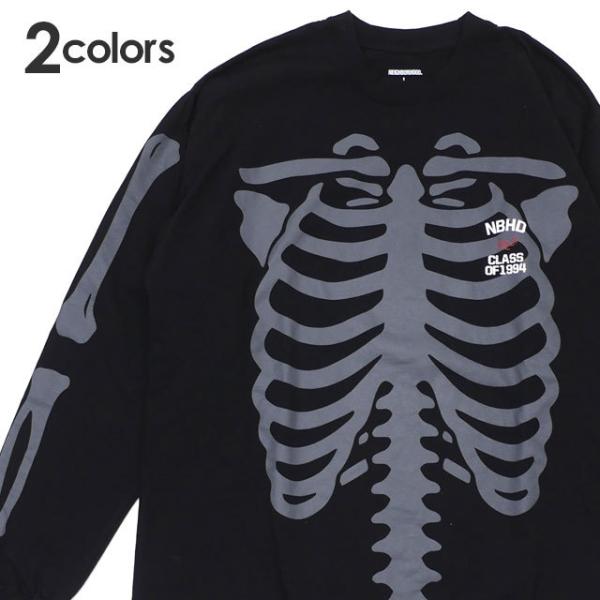 希少　neighborhood ネイバーフッド 骨　ボーン　ロンt 長袖 NEIGHBORHOOD - NEIGHBORHOOD ネイバーフッド 21SS BONES L/S