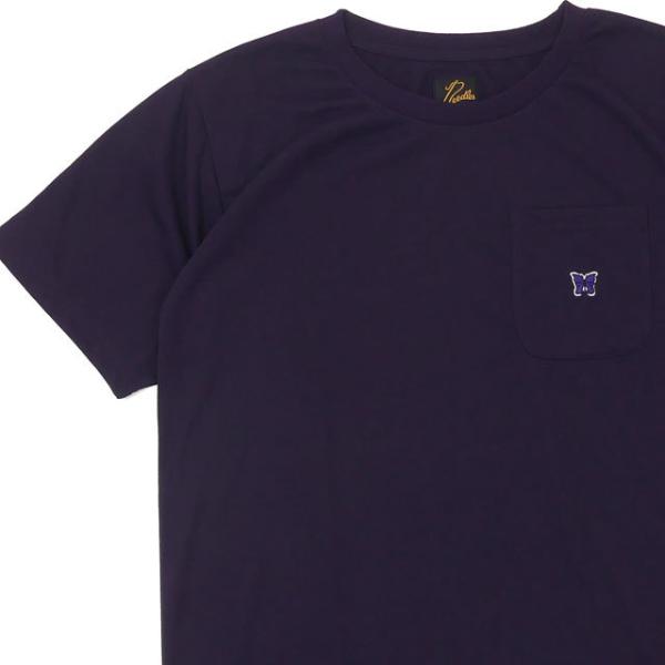 Needles パープル ポロシャツ Sサイズ Needles/ニードルズ/L/S POLO SHIRT-COTTON PIQUE. 24AW(M