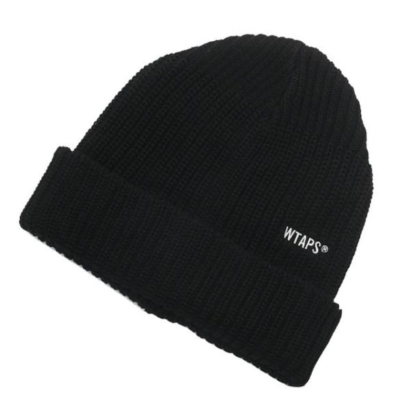 24aw新品wtapsビーニーCAPブラック WTAPS 新品 ダブルタップス BEANIE 02 ビーニー BLACK ブラック