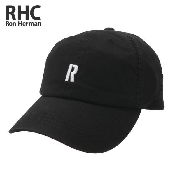 RHC リップストップ Rロゴ キャップ　ブラック RHC Ron Herman 新品 ロンハーマン Ripstop R Logo Cap キャップ