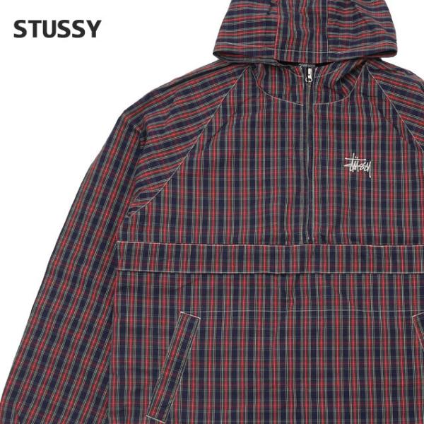 STUSSY パッカブル アノラック コンパクト 軽量 STUSSY ステューシー ジャケット メンズ Contrast Ripstop