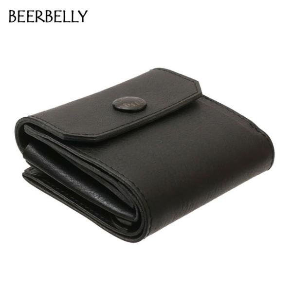 BEERBELLY（ ビアベリー）スモールウォレット財布　BLACK cliffedge_23020801