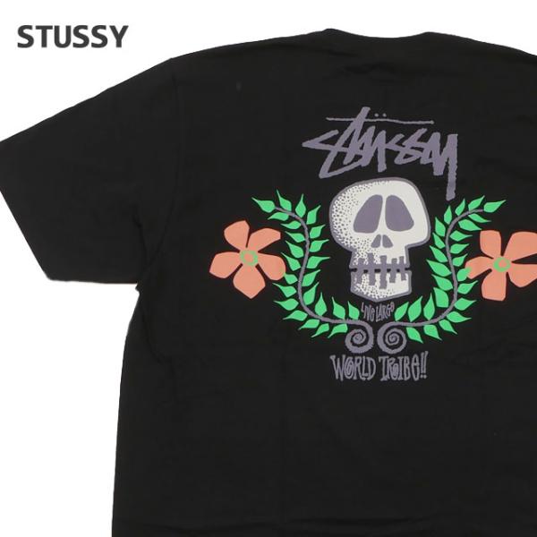 STUSSY 新品 ステューシー Skull Crest Tee Tシャツ BLACK