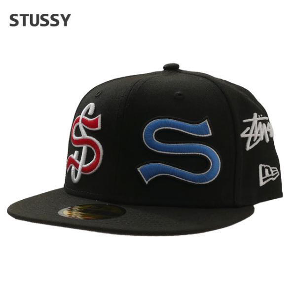 stussy x new era キャップ ブラック ステューシー ニューエラ 中古・古着通販】New Era (ニューエラ) stussy (ステューシー