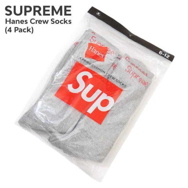 Supreme（シュプリーム） 新品 SUPREME x ヘインズ Hanes Crew Socks(4