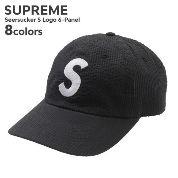 Supreme 新品 シュプリーム SUPREME Seersucker S Logo 6-Panel
