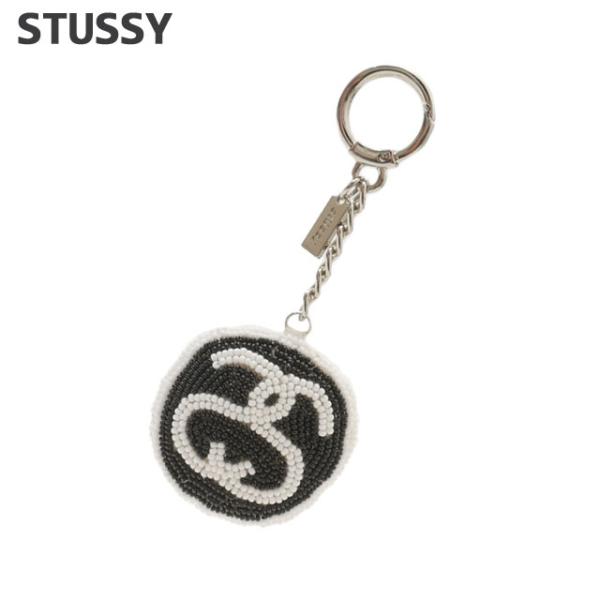 STUSSY 新品 ステューシー SS LINK BEADED BALL KEYCHAIN キー STUSSY 新品 ステューシー SS LINK BEADED BALL KEYCHAIN キー