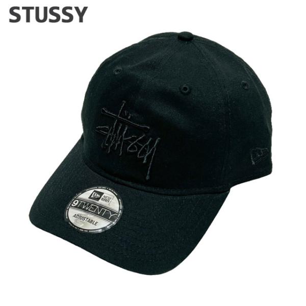 STUUSY New Era  キャップ　ブラック STUSSY ステューシー STUSSY×NEW ERA ニューエラ キャップ 帽子