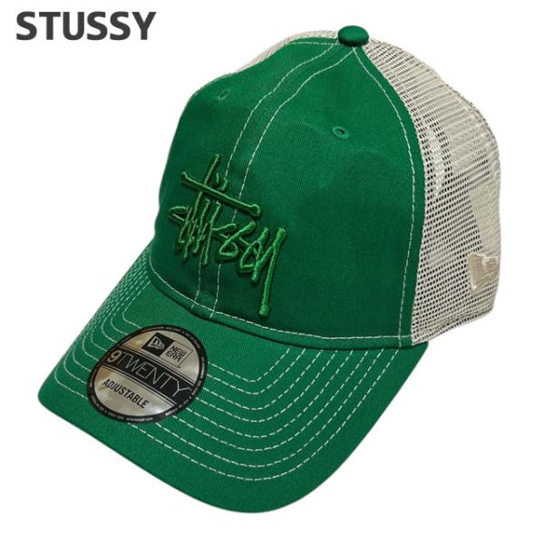 STUSSY トラッカー　キャップ　メッシュ　ニューエラ STUSSY 新品 ステューシー ニューエラ New Era BASIC TRUCKER