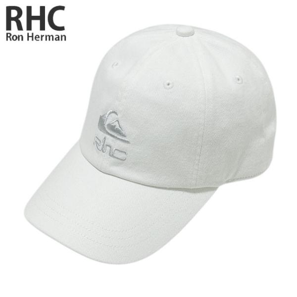 新品☆ロンハーマンRHC×クイックシルバーコラボ 黒 キャップ 刺繍ロゴ付き RHC Ron Herman 新品 ロンハーマン x クイックシルバー