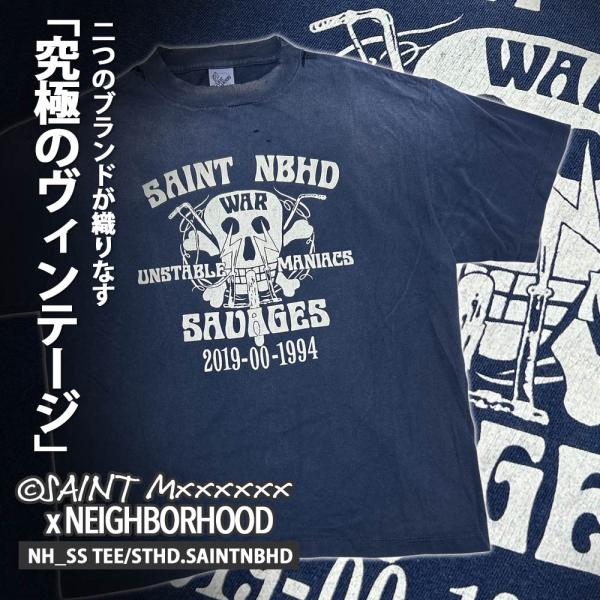 セントマイケル x ネイバーフッド SS Tシャツ STHD.フェアレス SAINT Mxxxxxx 新品 セント マイケル MICHAEL x ネイバーフッド