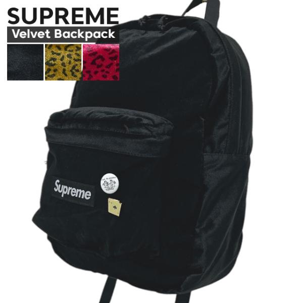 Supreme Velvet Backpack Black 新品 シュプリーム 新品未使用】Supreme Velvet Backpack ブラック - メルカリ