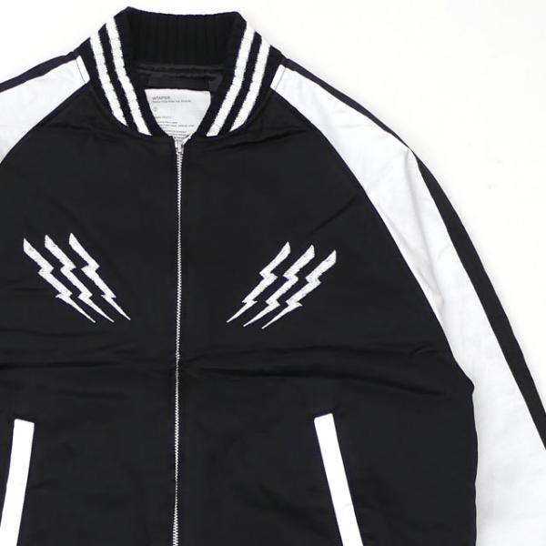 14aw WTAPS SATIN JACKET サテン　ジャケット　L 青 WTAPS 新品 ダブルタップス V=A SATIN JACKET サテン ジャケット