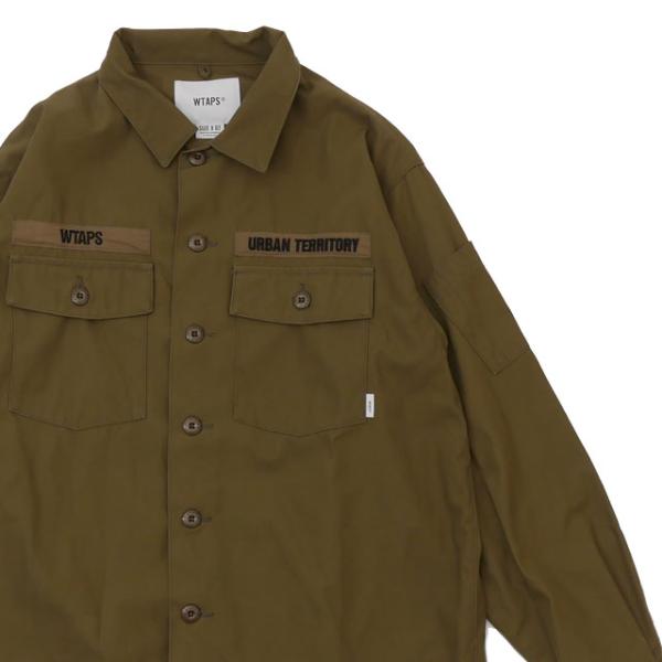 WTAPS BD 02 半袖シャツ オリーブドラブ ころ様専用 WTAPS BD 02 半袖シャツ オリーブドラブ M