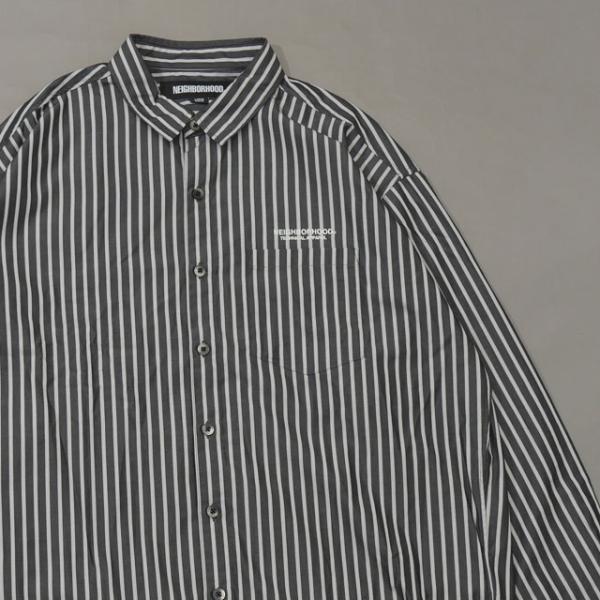 NEIGHBORHOOD 新品 ネイバーフッド 24SS STRIPE SHIRT LS NEIGHBORHOOD 新品 ネイバーフッド 24SS STRIPE SHIRT LS