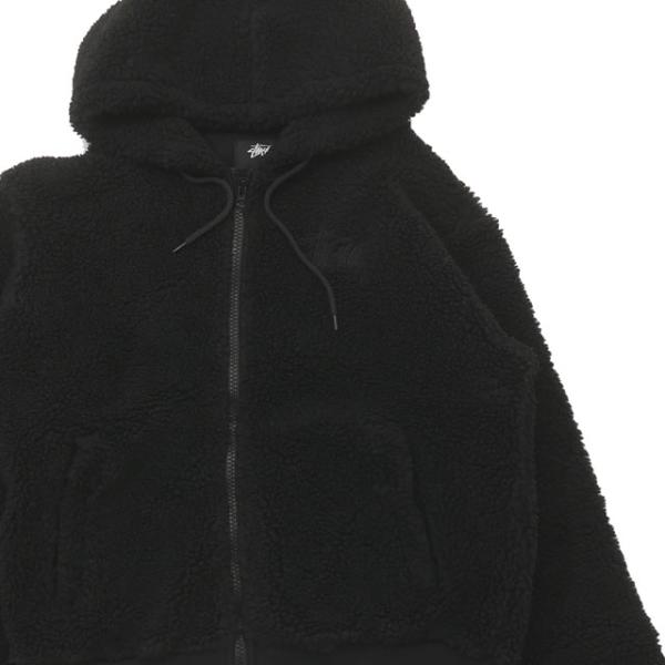 STUSSY ステューシー BOA HOODIE JACKET ボア フード ジャケット
