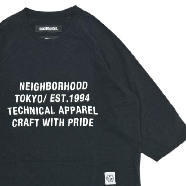 NEIGHBORHOOD ネイバーフッド BD/C-CREW.3Q 七分袖カットソー