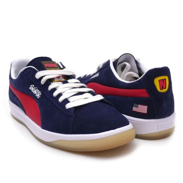 プーマ PUMA SUEDE スエードIGNITE RON ENGLISH PEACOAT/RIBBON RED 