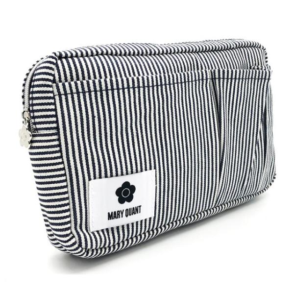 Mary Quant マリークヮント ポーチ 小物入れ バッグインバッグ ヒッコリーストライプ Eq3015 Emily 通販 Yahoo ショッピング