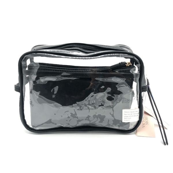 新品★Victoria’s Secret★化粧ポーチ・4つセット・ブラックキルト 新品☆Victoria's Secret☆化粧ポーチ・4つセット・ブラックキルト
