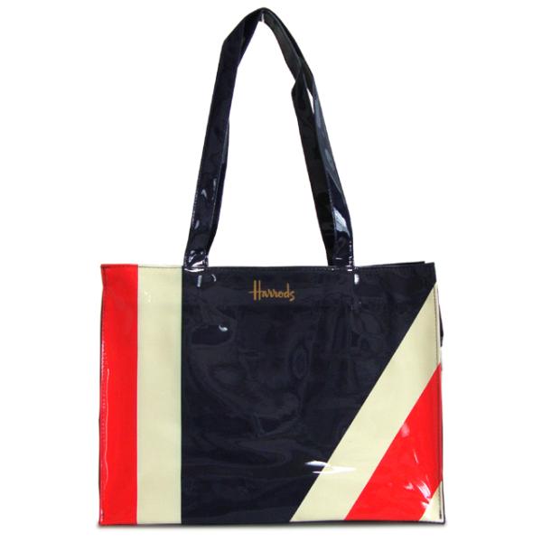 【新品】Harrods ハロッズ　ハンパー　Lサイズ Harrods（ハロッズ） トートバッグ バック Lサイズ 大判 ショッピング