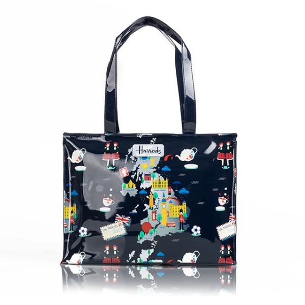 Harrods HARRODS ハロッズ トートバッグ バック Lサイズ 大判