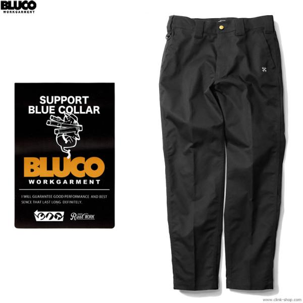 BLUCO（ブルコ） 2025年春新作 BLUCO STRETCH RIDE WORK PANTS (BLACK