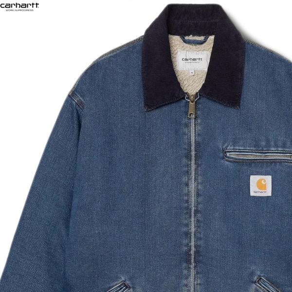 CARHARTT WIP OG DETROIT JACKET - Blue / Dark Navy (stone : CLINK