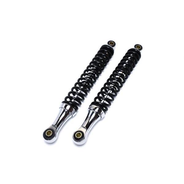 クリッピングポイント製 ツーリングリアショック330mm2本セット(シルバー) 適合：リトルカブ(キャブ車)