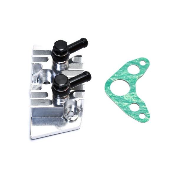 クリッピングポイント製 ビッグフィンオイルクーラー取出口