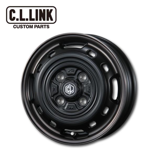 C.L.LINK UNIONRIM TX 12×3.50B +44 100 4H マットブラック