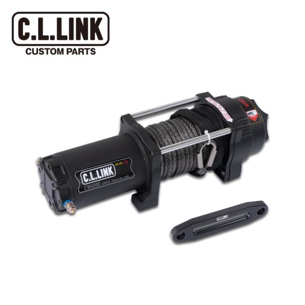 C.L.LINK 保証付 電動ウインチ 6000lbs ファイバーロープ仕様 C.L.LINK 保証付 電動ウインチ 6000lbs ファイバーロープ仕様