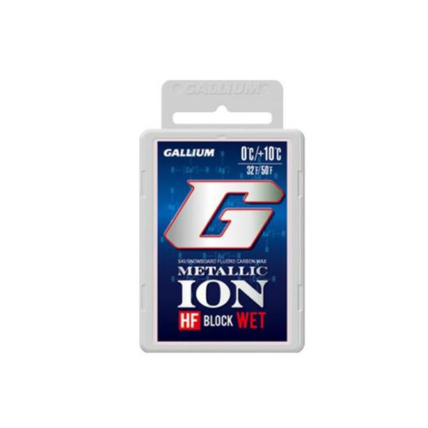 GALLIUM LLIC ION HF BLOCK WET 50g単品⭕ GALLIUM（ガリウム） スキー ワックス METALLIC ION_BLOCK Wet 50g