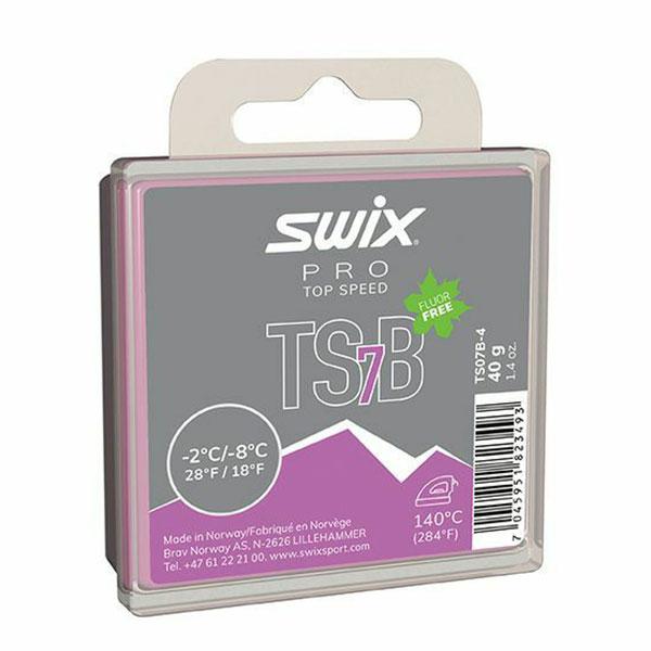 SWIX スキー・スノーボードワックス　7点セット！ SWIX スウィックス ワックス PRO Top Speed TSB TS07B-4 TS7 ブラック