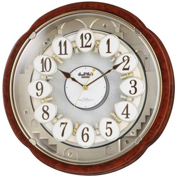 からくり時計 壁掛け時計 名入れ スモールワールド コンベルS