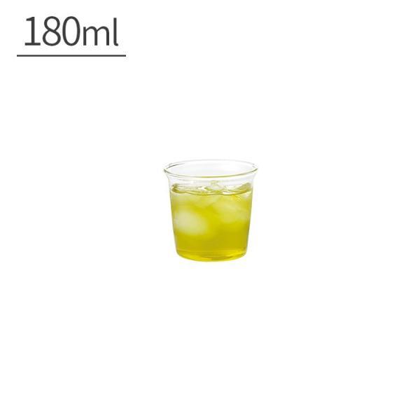 グリーンティーグラス 180ml コップ ガラス 耐熱ガラス 電子レンジ 食洗器 対応 おしゃれ ギフト プレゼント クリスマス KINTO キントー CAST キャスト