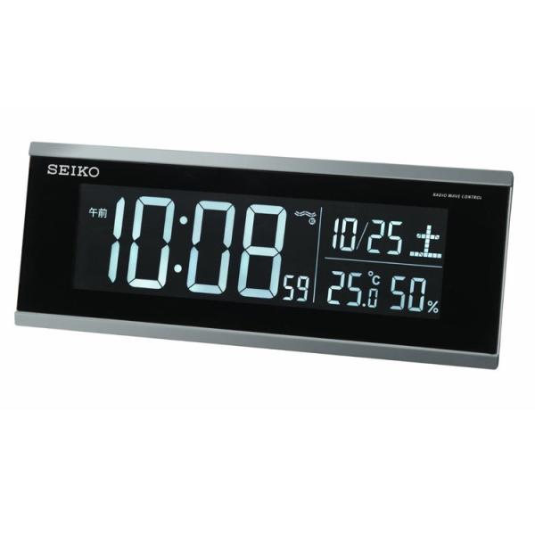 電波時計 目覚まし時計 セイコー SEIKO DL206S デジタル時計 置き時計