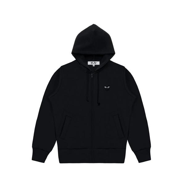 PLAY COMME des GARCONS プレイ コム デ ギャルソン パーカー 黒 PLAY COMME des GARCONS プレイ コム デ ギャルソン パーカー 黒