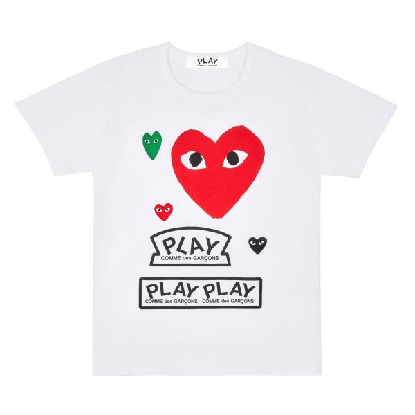 プレイ コム デ ギャルソン Tシャツ PLAY COMME des GARCONS