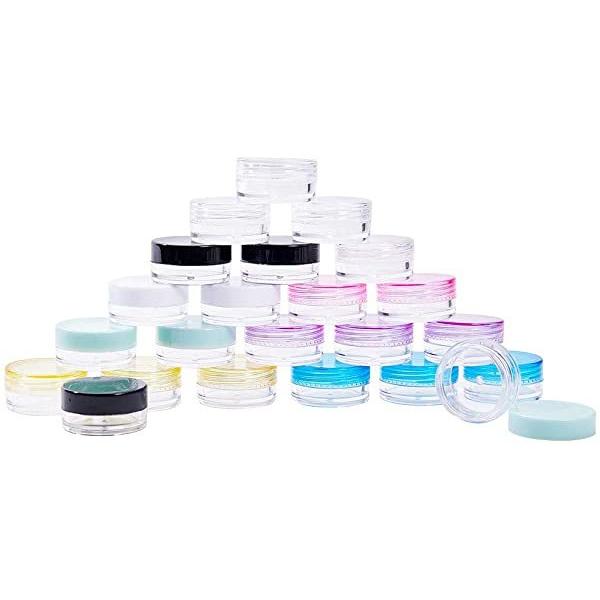 小分け丸ケース 120個 クリームケース 容量3g 小物収納ボックス クリア 化粧品 ネイルパーツ収納 詰め替え容器 15個 色 ペースタ 6mm B083rb9h6p クロレッツ 通販 Yahoo ショッピング