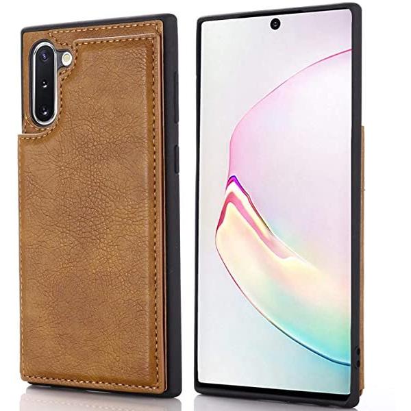 Galaxy Note10 対応 Samsung スマホ バックカバー ケース 最新版 背面カード 手帳型ケース ブラウン 手作り 財布型 マグネ 6mm B08fsqw81f クロレッツ 通販 Yahoo ショッピング
