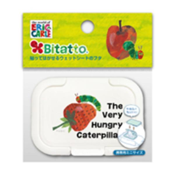 他サイト： Bitatto ビタット ウェットシートのフタ あおむしとイチゴ ミニサイズ テクセルジャパンの商品画像
