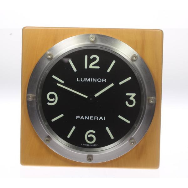 訳あり【PANERAI】パネライ ルミノール PAM00151 QZ 置き時計【ev15