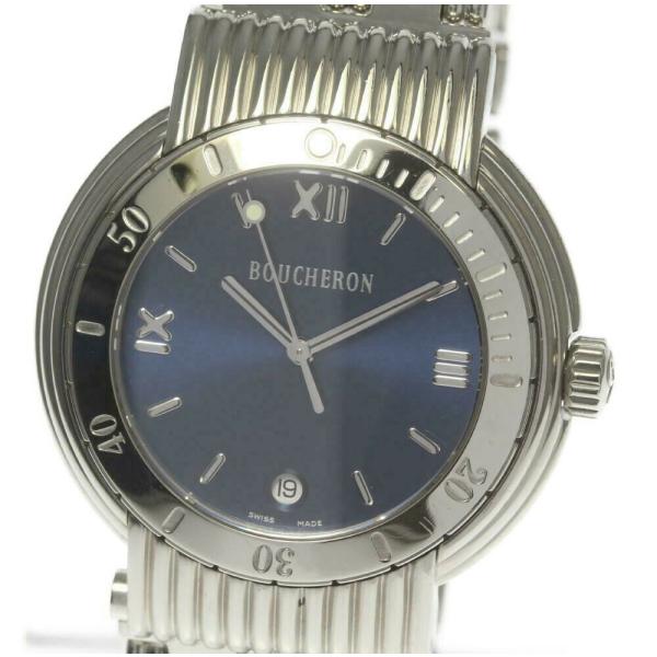 BOUCHERON ☆良品【Boucheron】ブシュロン ソリス クォーツ メンズ