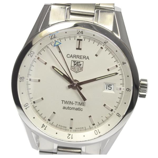 TAG Heuer 自動巻き時計 カレラツインタイム タグ・ホイヤー(TAG Heuer) カレラ キャリバー7 ツインタイム デイト